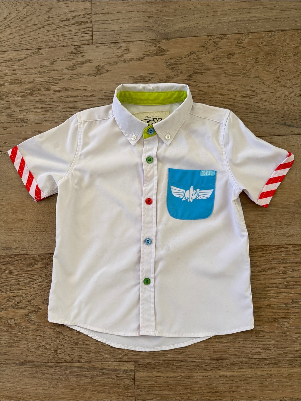 RSVLTS Disney Pixar Toy Story "Space Ranger" short sleeve shirt Toddler size 2
